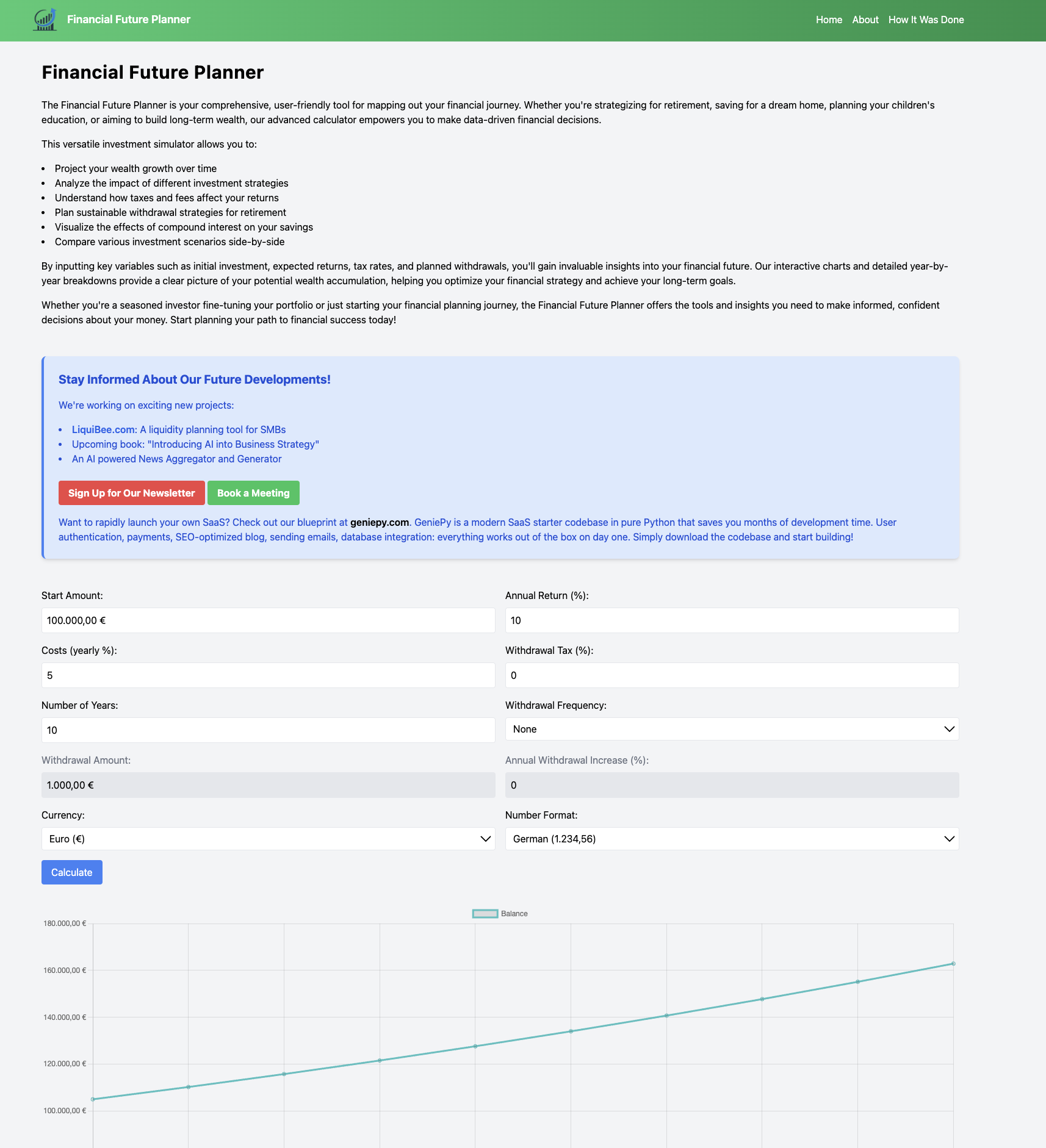 Financial Future Planner Preview